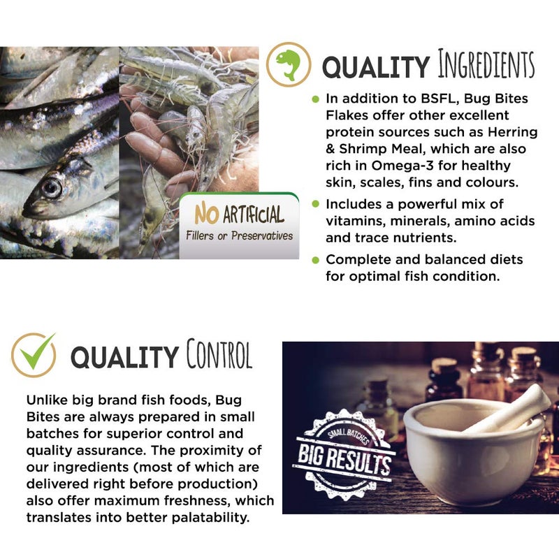 Fluval Bug Bites Color Enhancing Fish Food for Betta Fish, Flakes for Small to Medium Sized Fish, 0.63 oz., A7366, Brown - Image 2